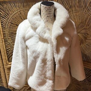 Children’s Place  Plush white Teddy Jacket